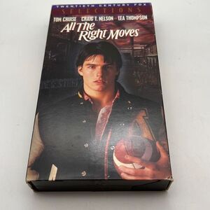 All The Right Moves VHS Tom Cruise Lea Thompson 80's Drama Original CBS FOX